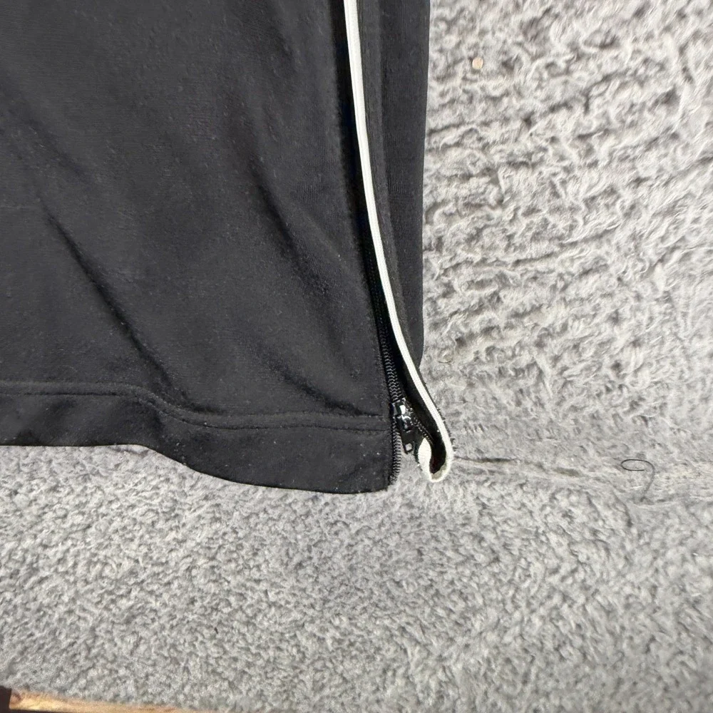 Vintage Nike Pant Mens 2XL Black Polyester Track Straight Basketball Performance